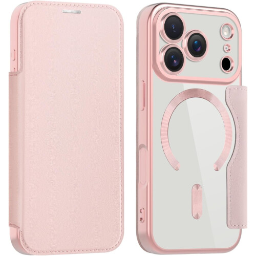 Wallet Case for iPhone 17 Pro Max: Shockproof PU Leather, Magnetic Flip, RFID Blocking, Card Holder