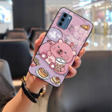 Nokia C300 4G Phone Case – Full Wrap, Shockproof Silicone, Cartoon Design, Dust-Resistant, Cute Couple Soft Back Cover
