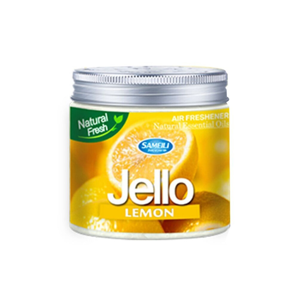 Car 220G Jello Perfume Air Freshener Car Balm Deodorizing Long-Lasting Fragrance Scent Car Aromatherapy Lemon 6034214606479