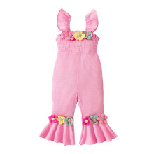 Babypige Jordbær Jumpsuit Tumling Bell Bund Romper Skulderfrisure Jumpsuit Børn Jordbær Fødselsdagskostume Rød 12-18 Måneder
