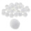 200Pcs White Polyester Puff Balls for Clothing DIY Creative Craft Projects 1