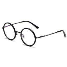Black Reading Glasses +1.5 Magnification for Men and Women, Clear Vision AntiFatigue Lenses, Retro Design