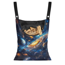 Galaxy Planet Clothespin Bag Portable Outdoor Laundry
