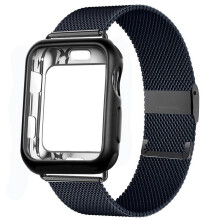 Milanaise-Armband + Gehäuse + Armband, kompatibel mit Apple Watch und Apple Watch Armband Ultra44M