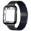 Capa Milanese Loop + Pulseira compatível com Apple Watch com Apple Watch Band Ultra 44m 1