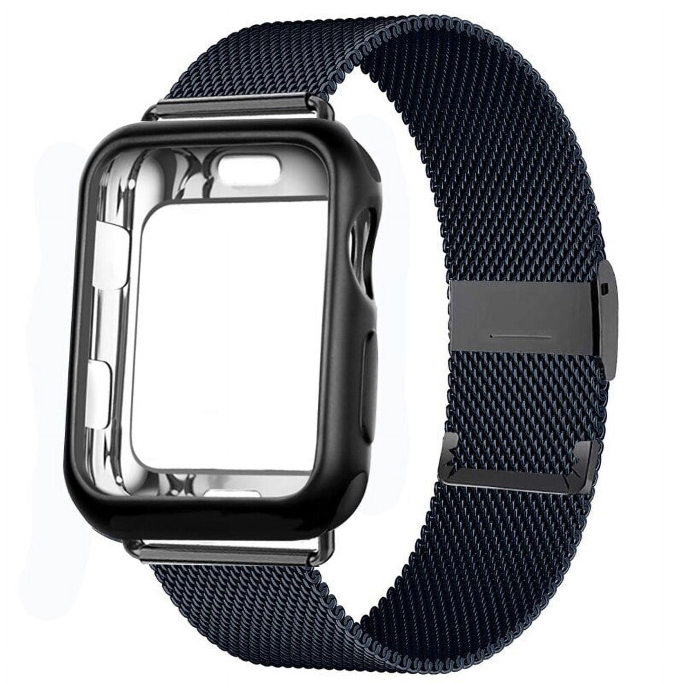 Milanese Loop Case+Strap For Compatible With Apple Watchwith Apple Watch Band Ultra 44M 9365509198209