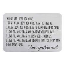 Easter Note Cards Greeting Card Wallet Insert Card for Men Husband From Wife Birthday Love Note Valentine Wedding for Groom Bride Him