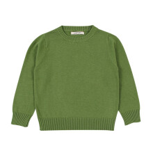 Småbørn Piger Drenge Strik Sweater Langærmet Rund Hals Pullover Sweatshirt Ensfarvet Efterår Vinter Tøj Spædbørn Børn 1-7 År