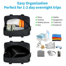 Small Gym Duffel Bag – Lightweight Carry On Travel Bag For Sports – Mini Luggage For Women Men Weekend Trips