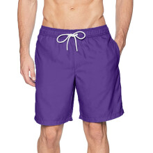 badebukser herre sportsnett strandshorts tørker raskt med innerbukser fritidsbukser herreshorts herre badetøy herre badebukser lilla + XXL
