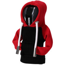 Car Gear Shift Hoodie – Universal Knob Cover, Compatible with Manual Shifter, Red Interior Accessory