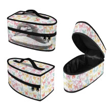 Travel Iron Storage Case Colorful Butterfly Pattern Steam Iron Carrying Case Universal for Most Iron, Case Only