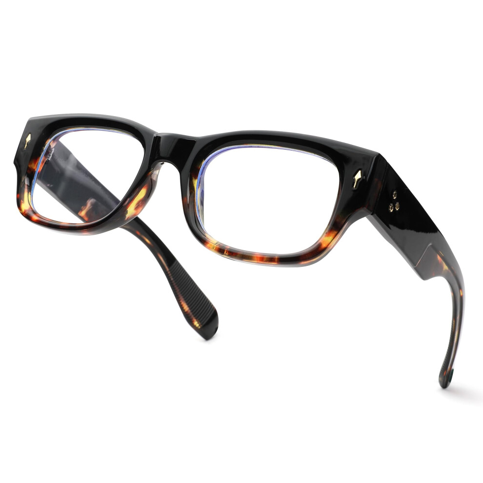 Blue/Light/Black Blocking Computer Glasses For Women And Men AntiâGlare Uv Protection Leopardâ Frame