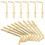 50Pack L Shaped Hanger Iron Nail Hooks for Hotel Wall Mounting 1
