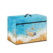 Beach Seashells Starfish Sewing Machine Protective Covers and Handle Removable Protective Case 17.7 x 8.6 x 12.5 inches Lightweight