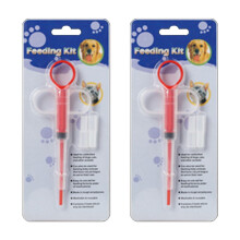 5.9" Pet Pill Feeding Tool – Silicone Dual-Tip Syringe for Solid/Liquid Meds, Reusable & Washable, Compatible with Small/Medium Pets