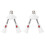 2X 360 Degree Adjustable - 2 in 1 E27 Splitter Socket Adapter. E27 Standard LED Bulb Socket Adapter 1