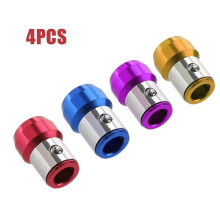 4/8 Stück magnetische Schraubendreher-Bits mit Magnetring für 6,35 mm