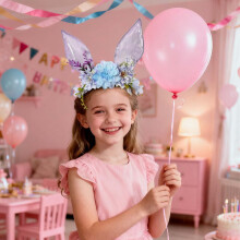 10 X 12 inch Ear Headband Easter Headwear Rabbit Hair Accessories Bunny Ear Photography Prop for Festival and Party