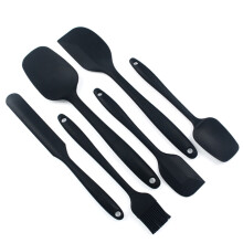 6-Piece Silicone Spatula Set, Best Value Heat-Resistant Kitchen Utensils, Dishwasher Safe with Stainless Steel Core for Baking and Cooking