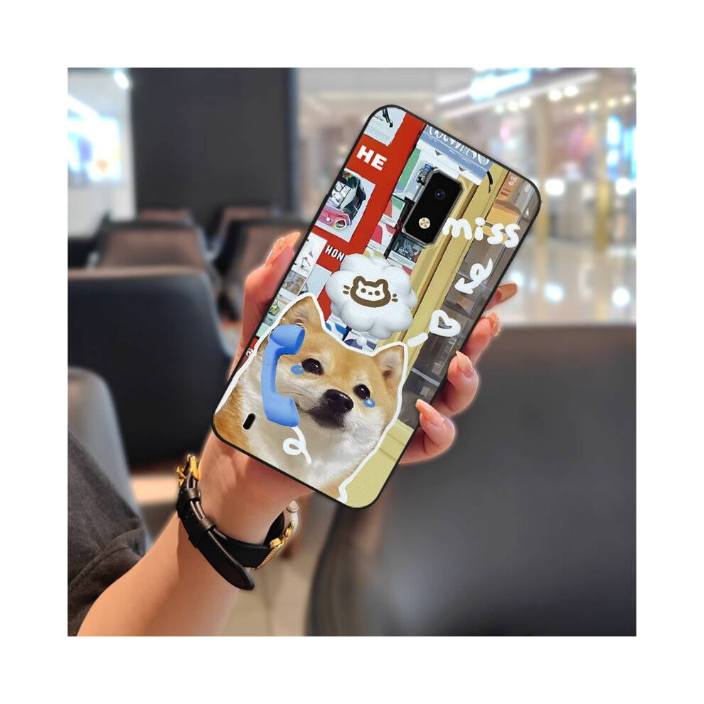 Blu View4 Phone Case – Dirt-Resistant, Shockproof Tpu Full-Wrap Cover, Anti-Knock & Waterproof, Cute Couple Graffiti Design 9365509135266