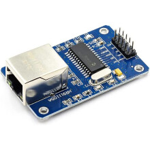 ENC28J60-I/SS HR911105A Ethernetmodule met SPI, 3,3V, compatibel met Arduino, AVR, PIC, LPC, STM32