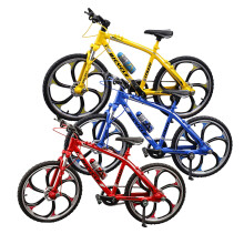 Mini-Rennfahrrad aus Aluminiumlegierung, Spielzeug-Mini-Mountainbike für Fahrzeug- und Heimdekoration