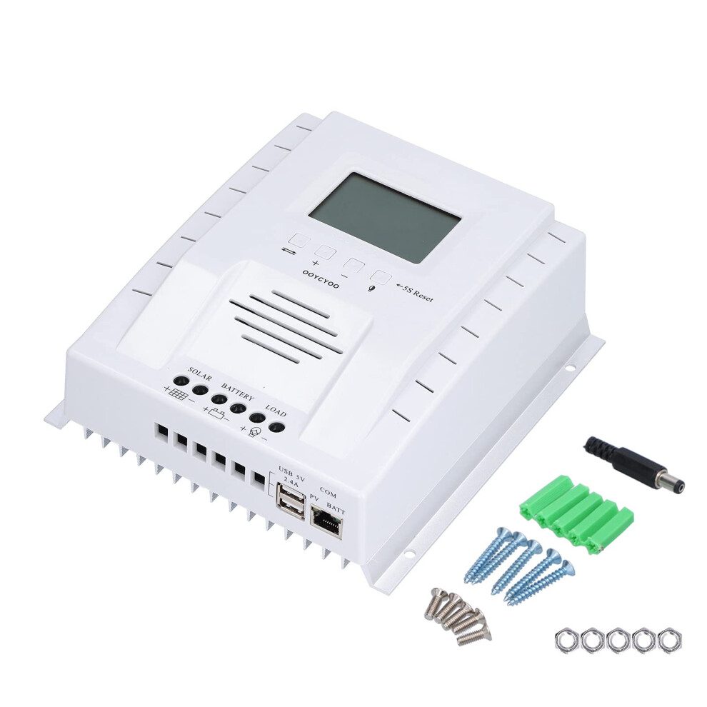 60A Mppt Solar Charge Controller 12V 24V Efficiency Regulator For Rv Boat Off Grid Dual Period Control 9771547563587