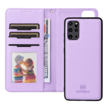 Wallet Case for Samsung Galaxy S20 Plus PU Leather Magnetic 2 in 1 Detachable Flip Cover with Card Holder Wrist Strap Kickstand