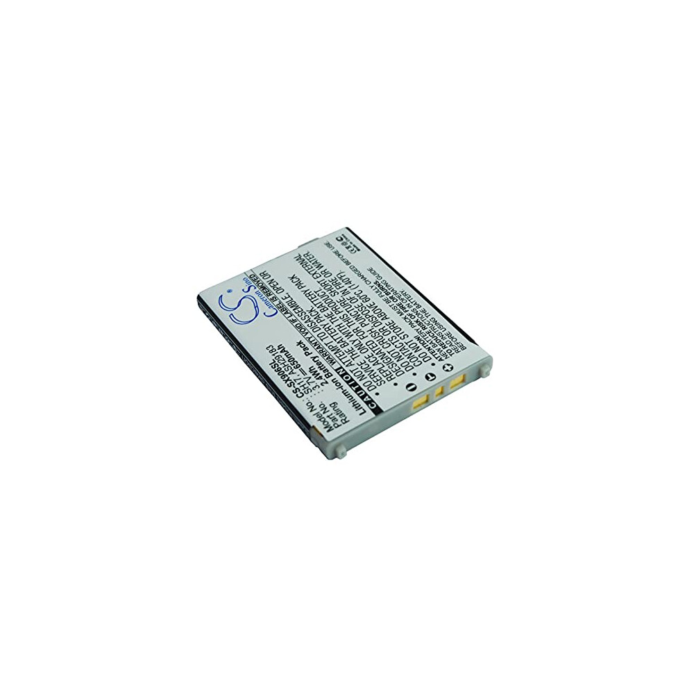 Replacement Battery Ash29183 Sh17 3.7V 650Mah Lithium Ion Rechargeable Slim LongâLife Pack For Sharp 9092120183948