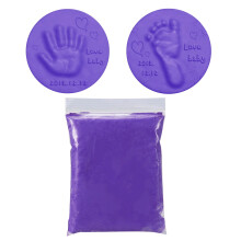 Baby Handavtryck Fotavtryck Kit Lufttorkande Lera Set för Barns Minnessak