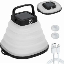 Camping Light Lantern,Solar Powered LED Lamp Foldable LED Lantern Camping Lamp 3 Dimming Modes Flashlight Camping Lamp for Home Camp Hiking Fishing Em