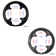 8Holes 42T BIke Crank DIY Cover Bicycle Crankset Chain Wheel Cover Guard Mountain Bike Chain Replacement Protector-Gray