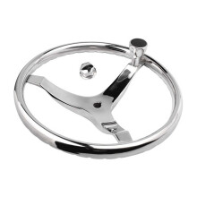 Stainless Steel Steer Wheel for Marine Boat Yacht with Control for Cable Helm