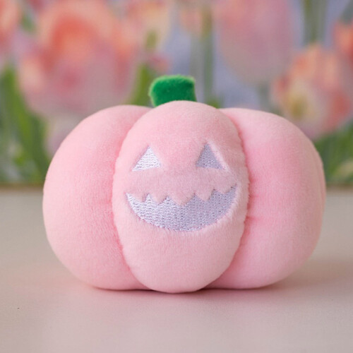 Halloween Glow Pumpkin Keychain Soft Elastic Luminous 1pc
