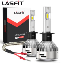 Bolgáin Ceannlampa Lasfit H1LED Solas Ceo, 60W6000LM6000K, 2 Bholgán