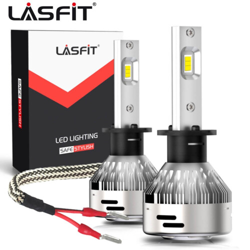 Λαμπτήρες προβολέων Lasfit H1LED, προβολείς ομίχλης, 60W6000LM6000K, 2 λαμπτήρες