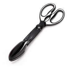 (Black) 2Pcs Long Handle Pet Dog And Cat Waste Shovel Pet Tongs Clamp Poop Cleaning Clamp Clip Tool