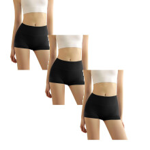 3 Pack Cotton Boy Shorts Underwear for Women Anti Chafing Shorts for Under Dress Soft Boxers Panty