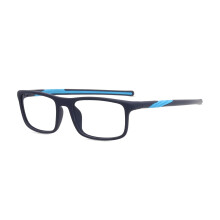Blue Light Blocking Reading Glasses +2.00 Power TR90 Full Rim Dark Blue Frame Anti Eyestrain Computer Use