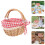 Sfeervolle Woven Picknickmand Met Katoenmix 7