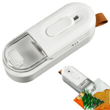 Mini sigillatrice per sacchetti 2 in 1 - Termosaldatrice e taglierina con cordino, sigillatrice portatile per sacchetti di patatine, snack, caramelle
