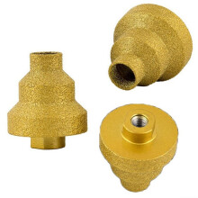 Juego de 3 Brocas Escalonadas de 20-35-50 mm, Fresa de Ranura Recta, Abridor de Agujeros de Mármol y Metal, Herramienta para Trabajar la Madera