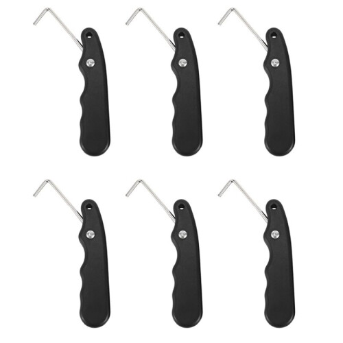 6X Practical for Figure Roller with Extended Hook Durable Ice Hockey Puller Portable Handle Skate Lace Tightener