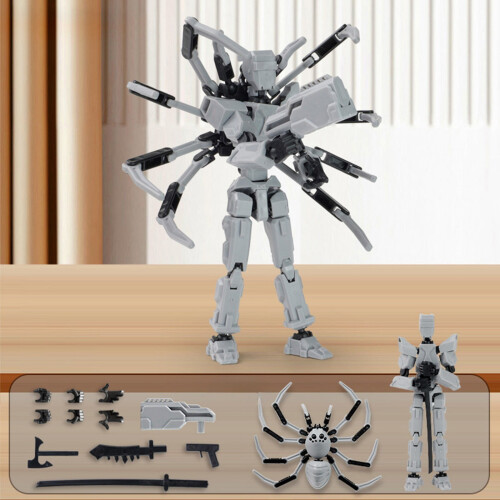 Anime Garage Kit Model Movable Joint Figure DIY Assembly Collective Toy for Display and Customization