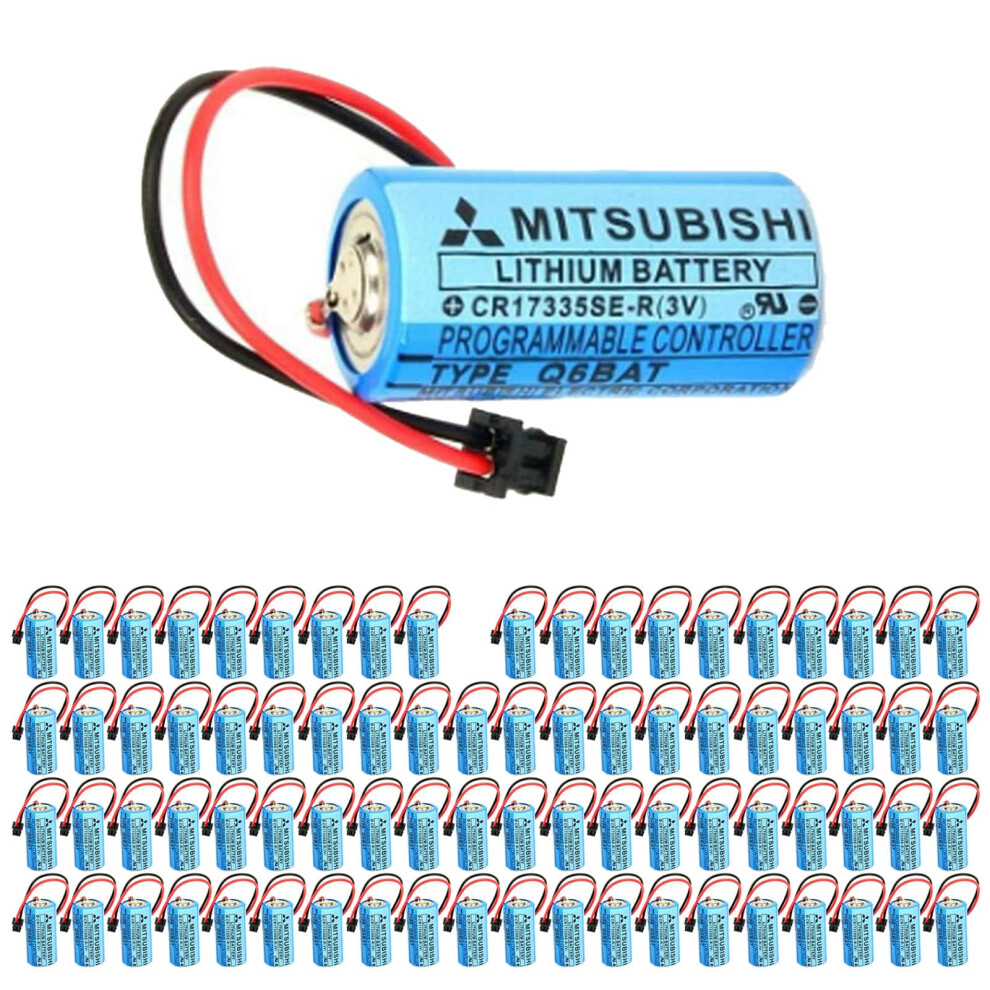Cr17335se 3V 1800Mah Lithium Battery 80 Pack For Qns System Q6bat Q25prhcpu Longlasting Power 9092120184587