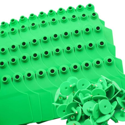 100 Count Livestock Identification Markers Extra Large-Green