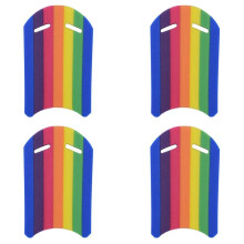 4X Enfants Adultes Arc-En-Ciel Natation Kickboard Mousse Flotteur Coup de Pied Piscine Aide à la Formation Flotteur Main Mousse Conseil Outil