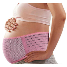 (Pink) Maternity Belt Pregnancy Support Belt Bump Band Abdominal Support Belt Belly Back Bump Brace Strap
