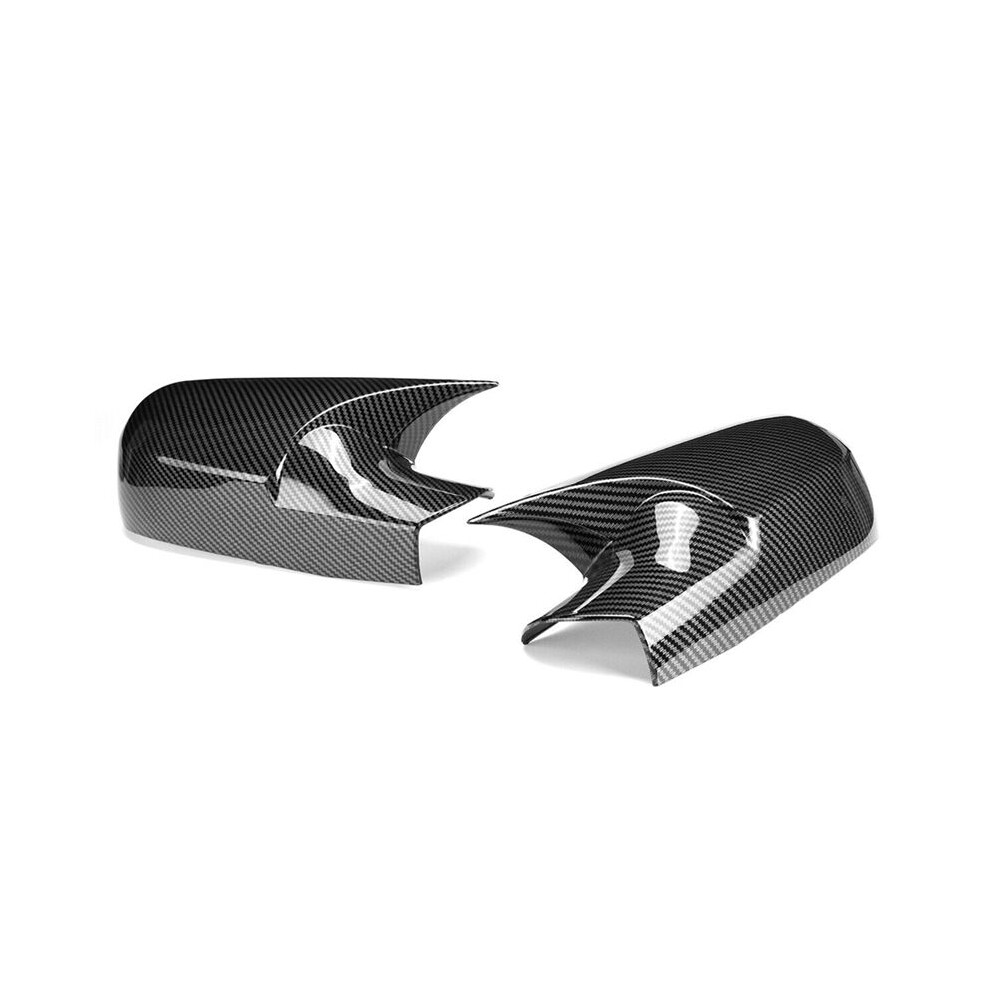 Car Side Wing Rearview Mirror Cover Cap For Megane 2 Mk2 2002-2009 Bat Rear View Mirror Cover(Carbon) 4711837667408